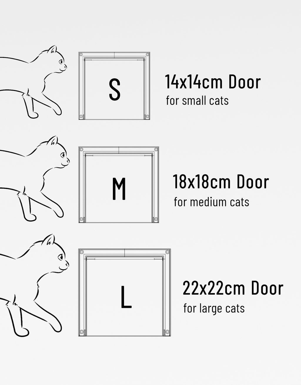 Katzenklappe für innen