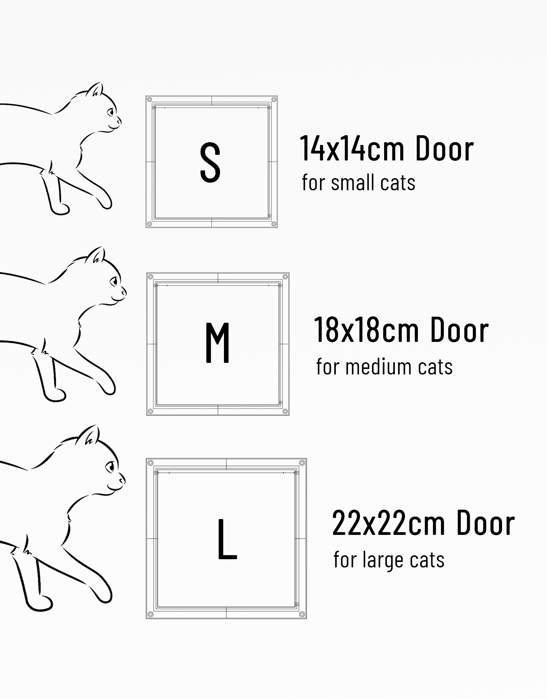 Katzenklappe für innen