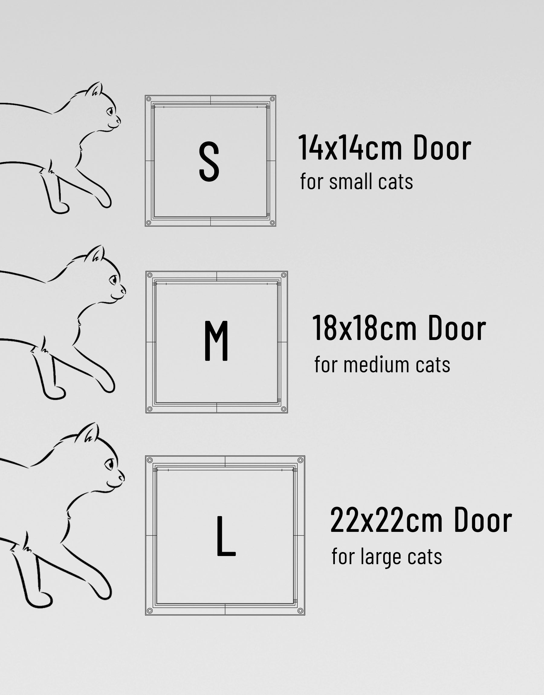 Katzenklappe für innen