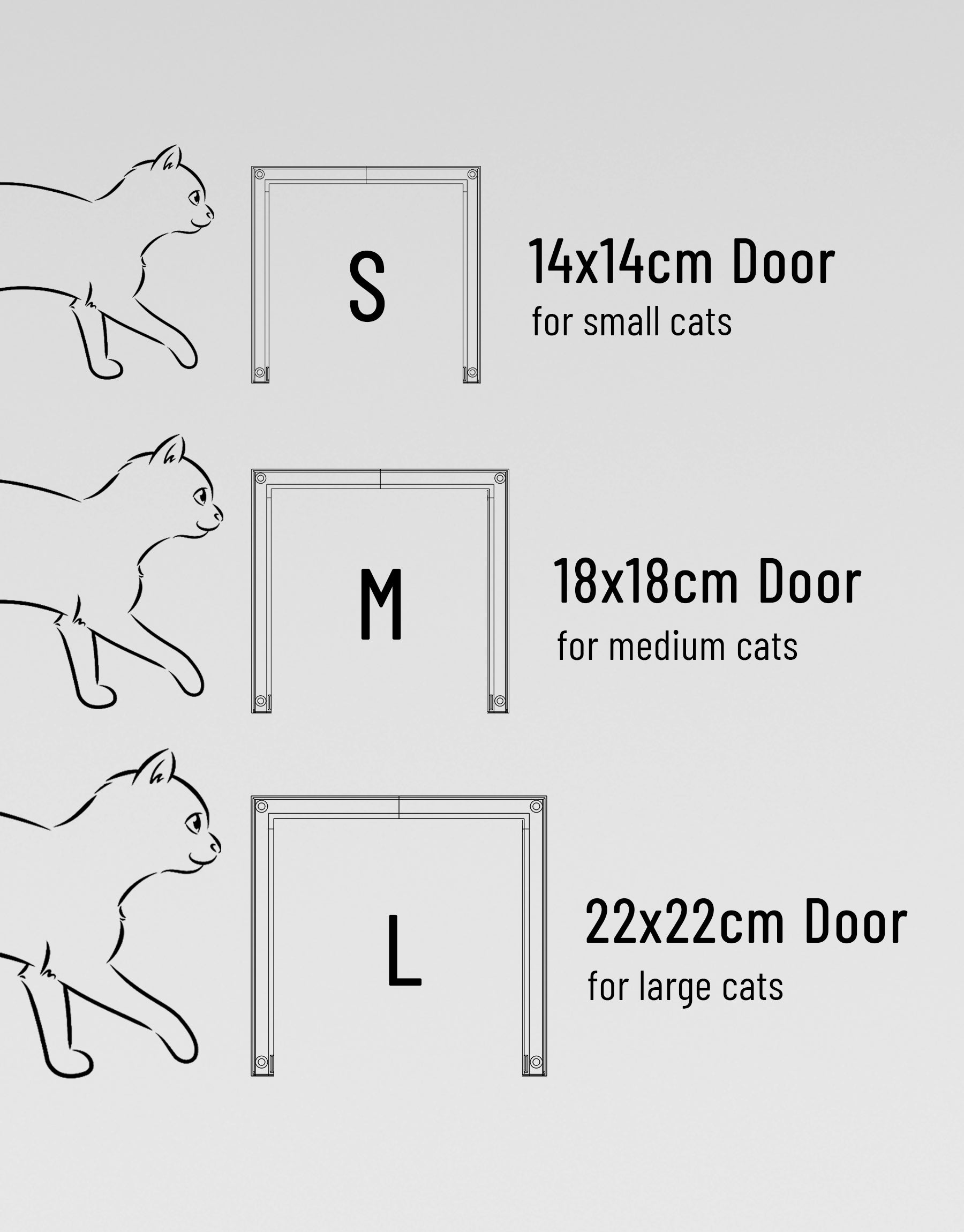 Katzendurchlauf für innen