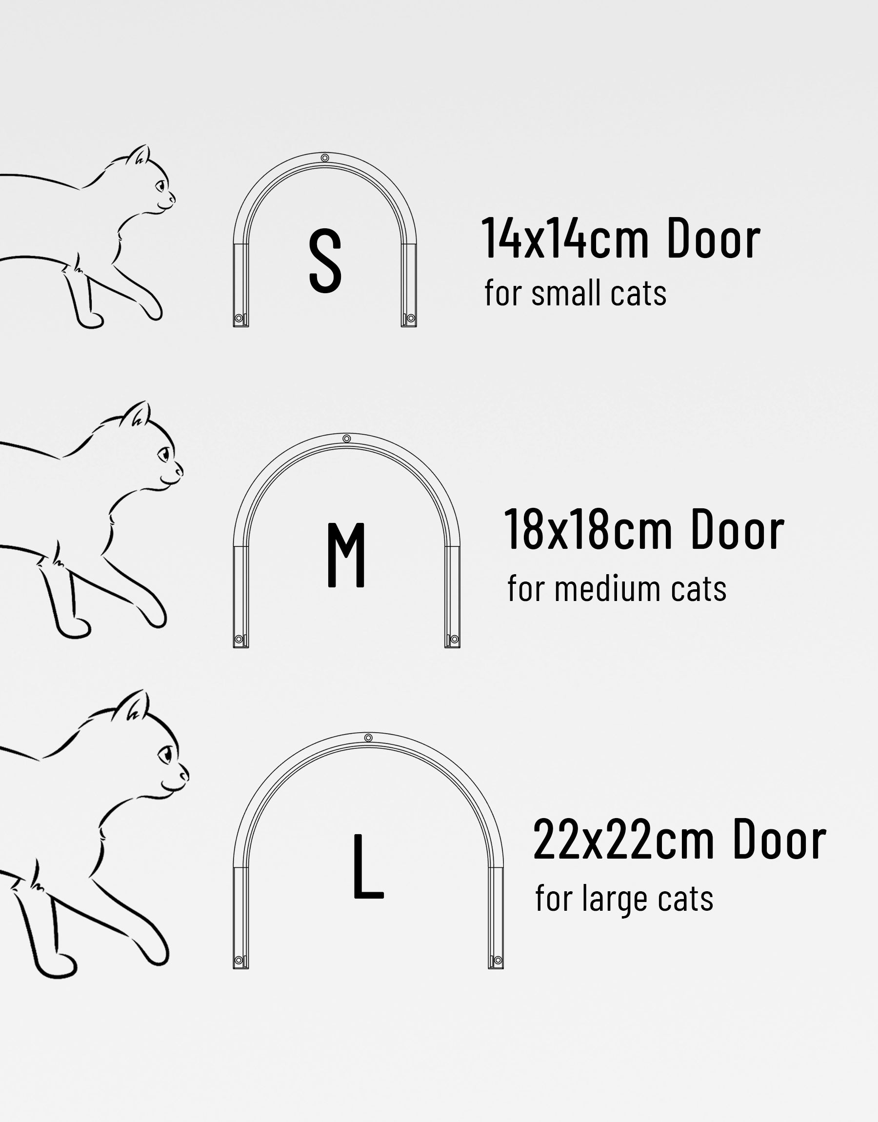 Katzendurchlauf für innen