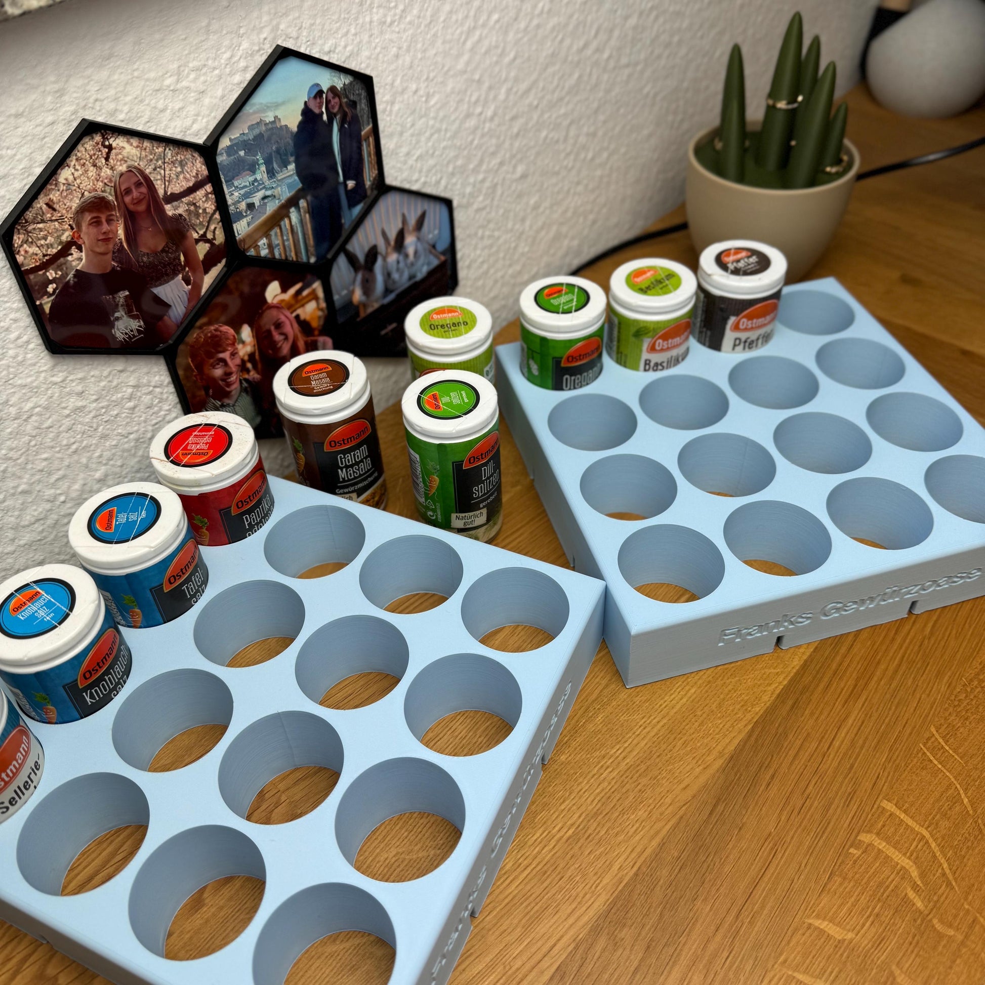 Gewürzhalter - für Ostmann Gewürze -Gewürze - Ostmann - Just Spices - Küche -Schubladen Halterung - Personalisierbar - spicerack